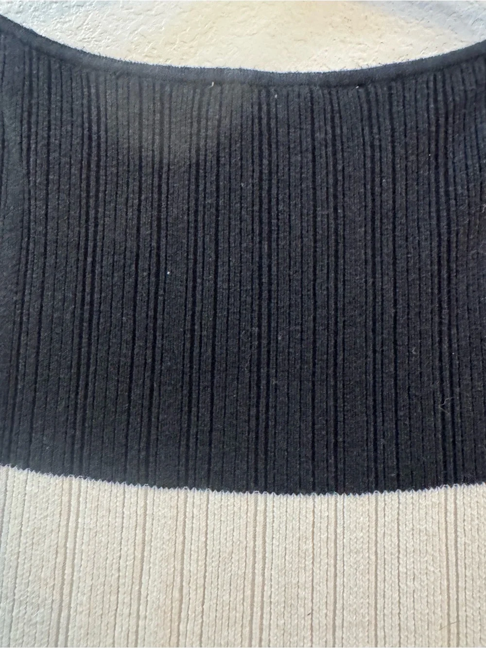 Abercrombie & Fitch Black and White Striped Maxi Dress